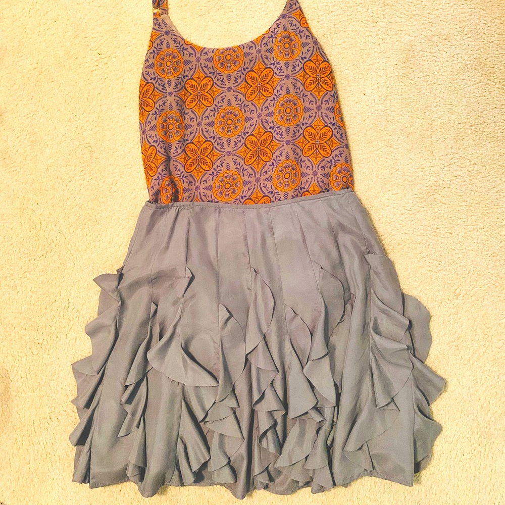 CaBi tank & perfect 1 of a kind skirt -super attractive & fun!